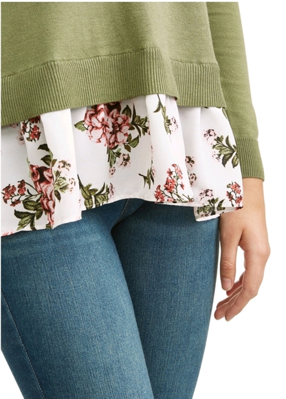 Women's Two-fer sweater - Picture 2 of 3